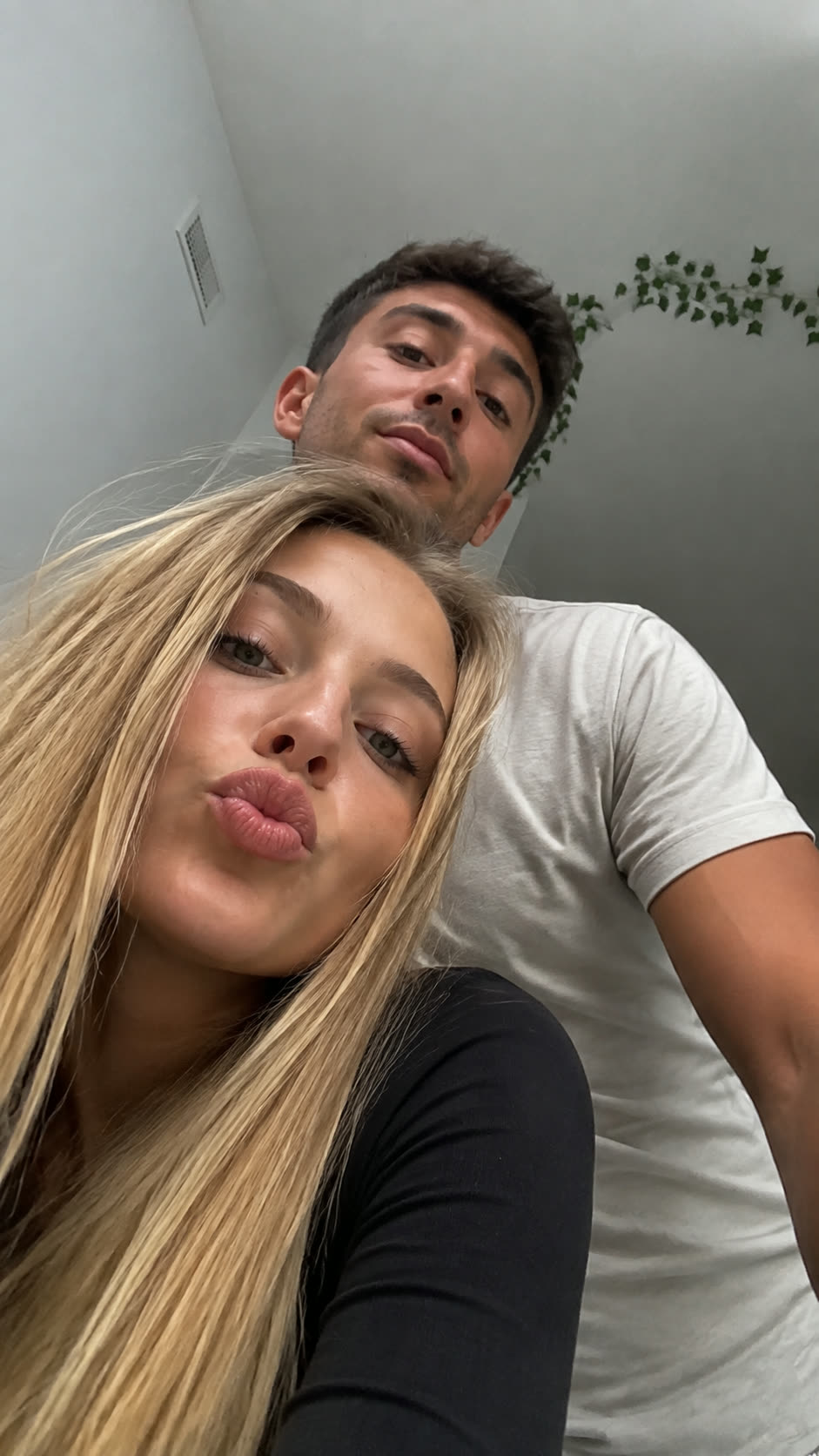 Kacper i Zosia — wspólne selfie
